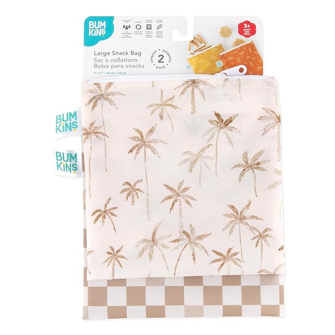 Bumkins Reusable Sandwich and Snack Bags, - Image 6