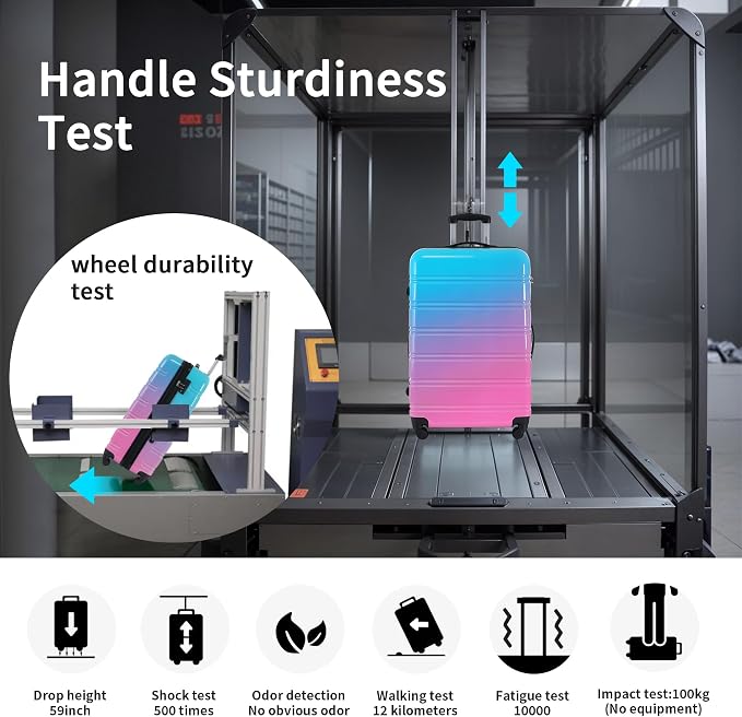 Merax Luggage Sets 3 Piece, Hardside Expandable Suitcase Set - Image 7