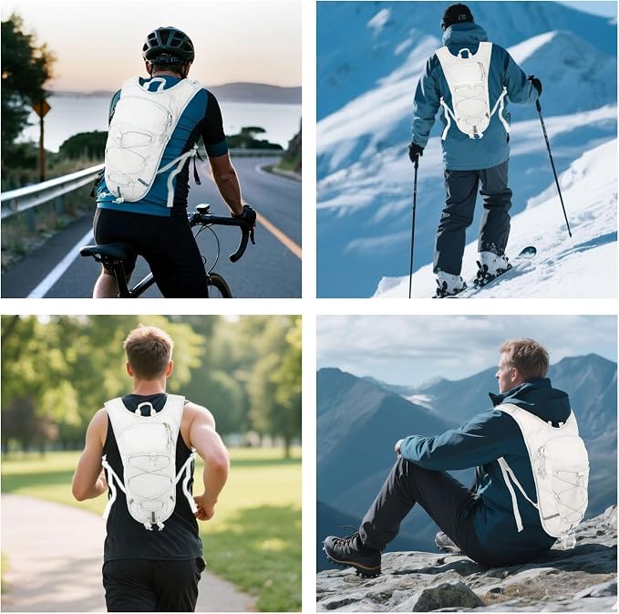 Lightweight Hydration Backpack 2L Water Bladder Pack - Image 6