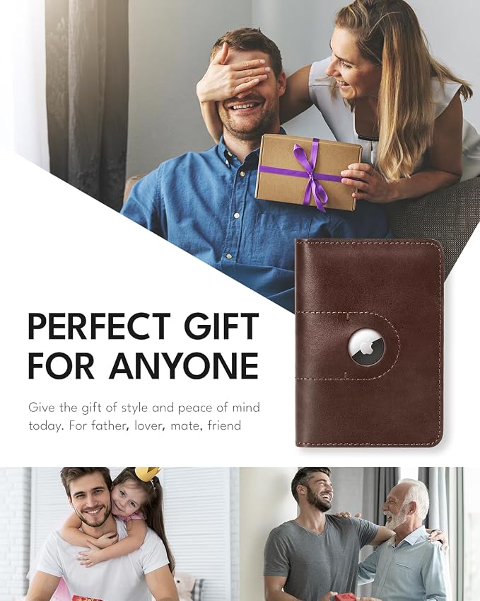 ALLIVE Passport Holder for Travel, Genuine Leather Passport Holder - Image 6