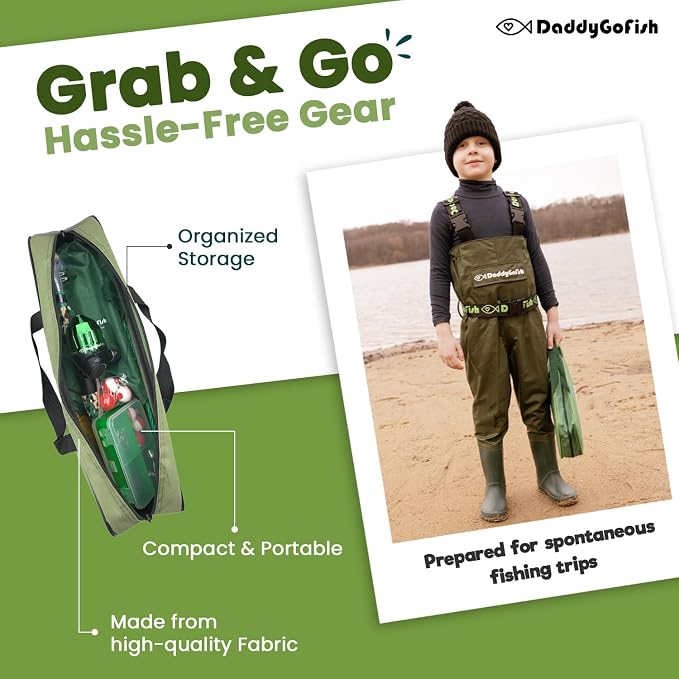 DaddyGoFish Kids Fishing Pole - Image 5