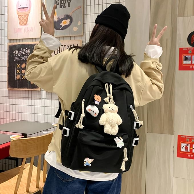DUSLANG Big Student Laptop Backpack - Image 6