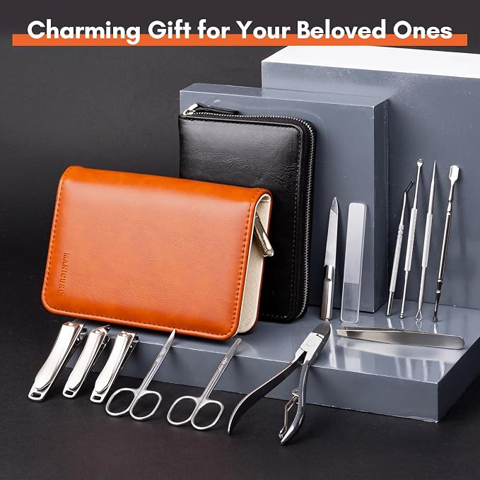 FAMILIFE Professional Manicure Set, Manicure Kit, Nail Clippers Set, Stainless - Image 3