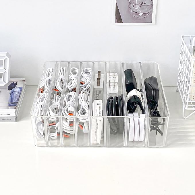 Yesesion Clear Cord Storage Box - Image 4