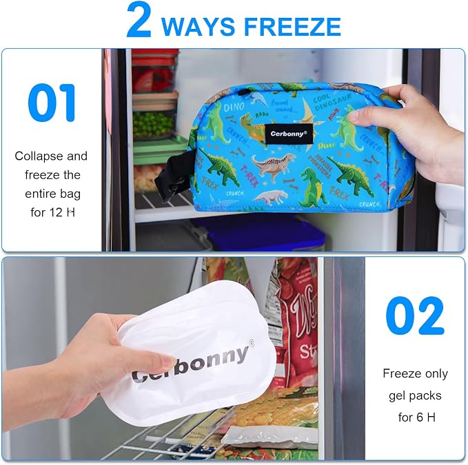Blue Planet Dinosaur Freezable Cooler Bag - Image 3