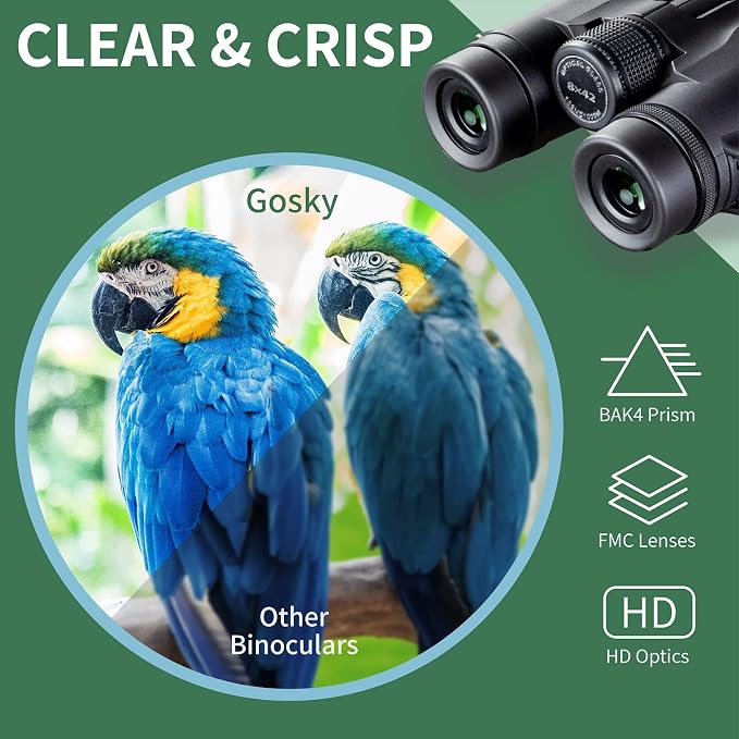 Gosky 8x42 Roof Prism Binoculars - Image 2