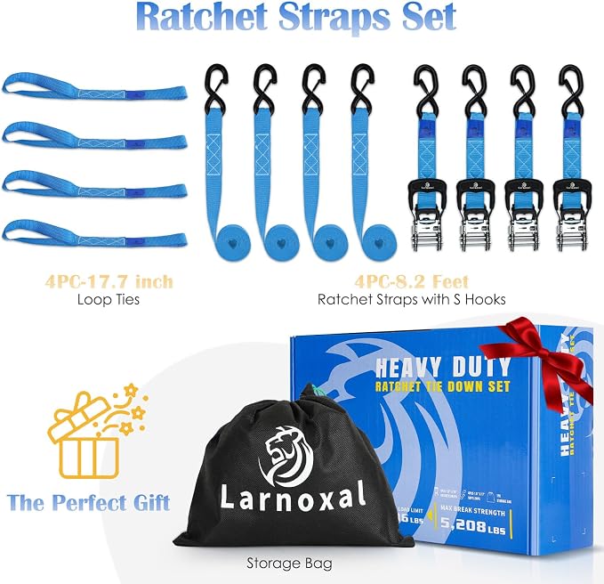 Ratchet Straps 4 Pack - Image 2