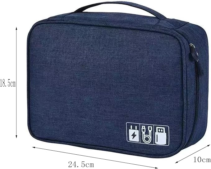 Cable Organizer bag for women or men, Electronic Accessories Carry Case - Image 3