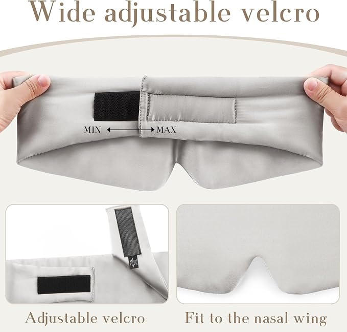 100% Mulberry Silk Sleep Mask Eye Mask - Image 4
