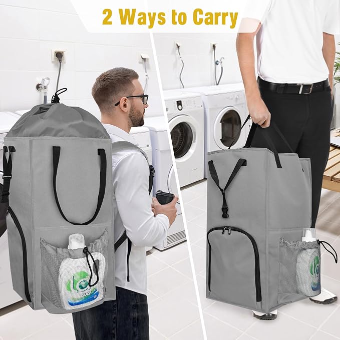 Laundry Bag Backpack Extra Large, 110L Laundry Backpack Heavy Duty - Image 4