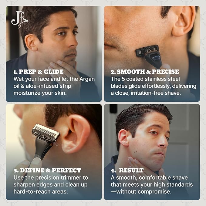 Jeremy's Razors for Men: Precision 5 Blade Razor - Image 5