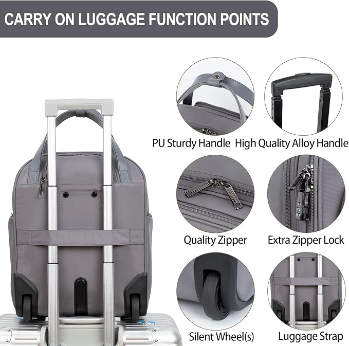 EMPSIGN Underseat Carry On Wheeled - Image 4
