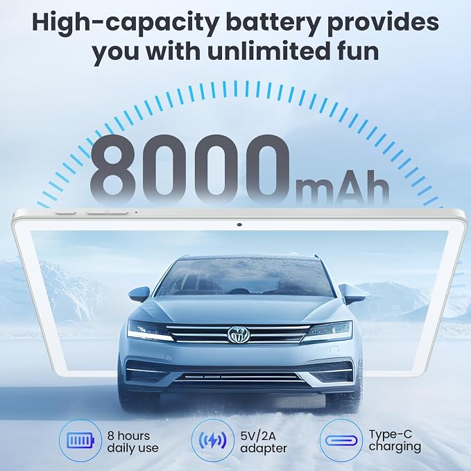 11 Inch Tablet, Android 14 Tablet - Image 6