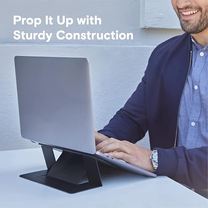 MOFT Laptop Stand for Desk, Stick-On Computer Stand - Image 3