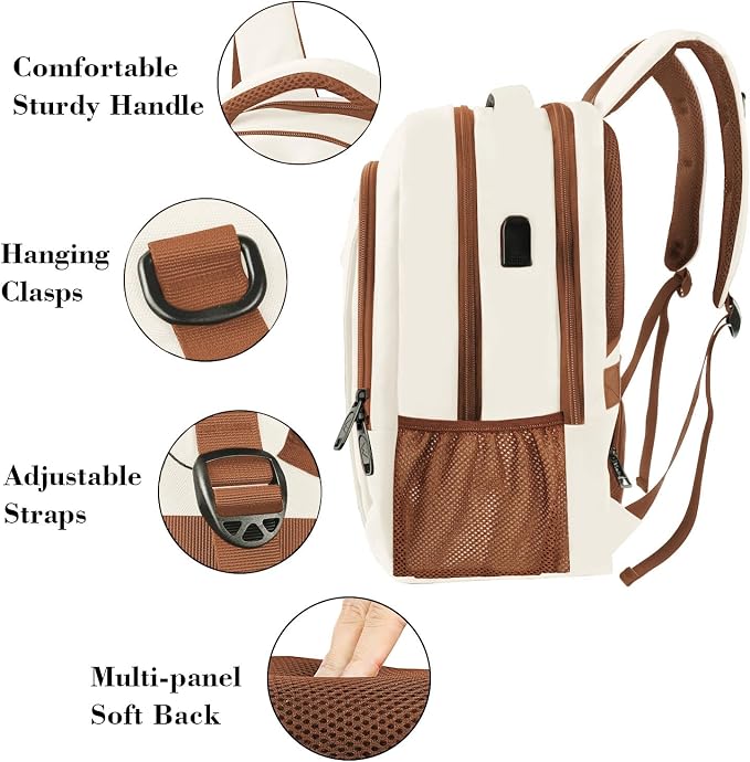 MATEIN 15.6inch Travel Laptop Backpack, Cute Anti Theft Slim Sturdy Laptops - Image 5