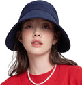 Linen Victorian Bonnet Hat Sun Cap, Foldable Summer Visor | New Katy by WhiteSandsMoja