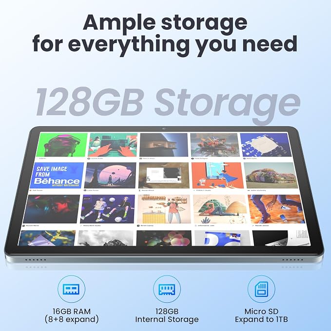 11 Inch Tablet, Android 14 Tablet - Image 2