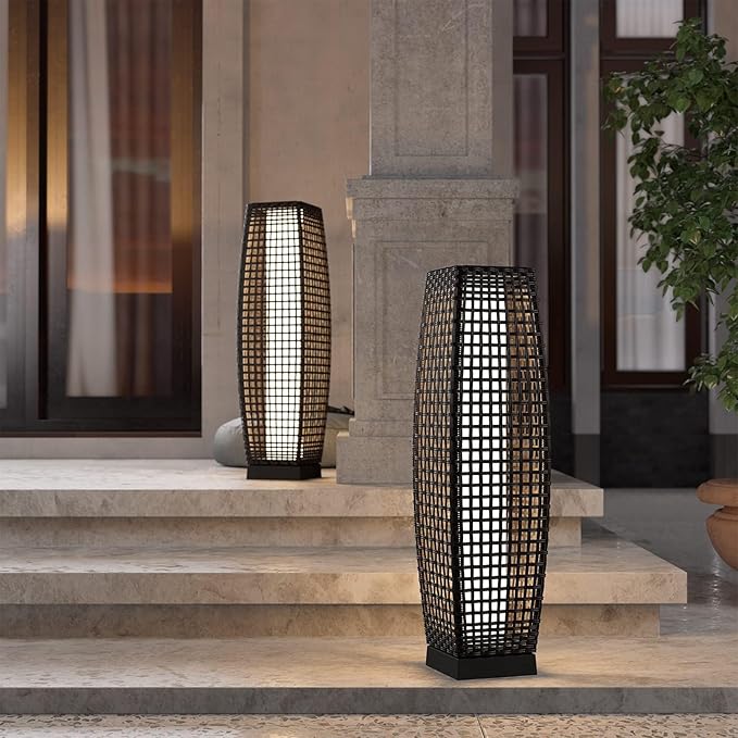 Grand patio Solar Outdoor Floor Lamp Solar Powered Lantern Water-Resistant - Image 9
