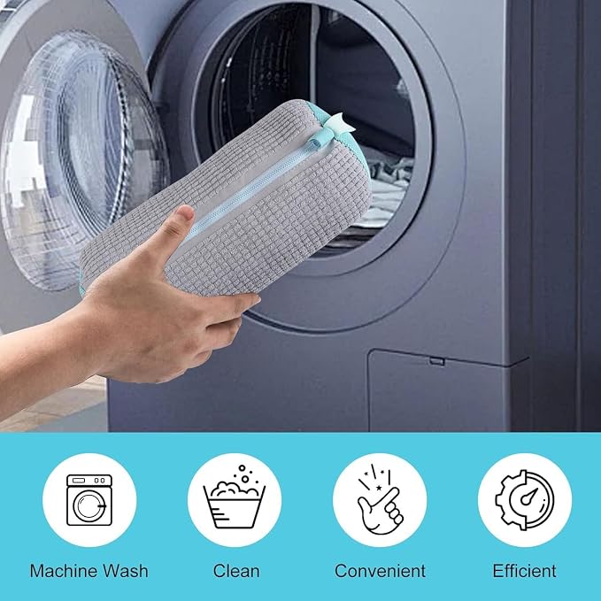 Shoes Laundry Bag Keep Shoes Clean, 360° Wrap Shoe Washing Bag - Image 3