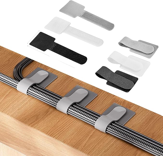 Cord Organizer Cable Management 45 Pack Adhesive Cord Holder Hooks Clips by Unknown