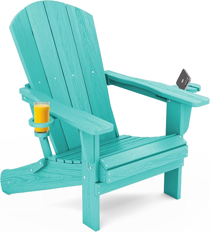 SERWALL Adirondack Chair with Cup Holders by SERWALL