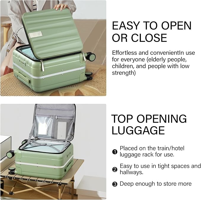Hanke 16 Inch Underseat Carry On Luggage - Image 4