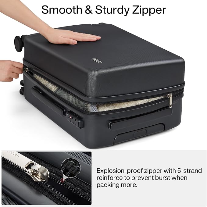 Hanke 20 Inch Hard Shell Suitcases - Image 6