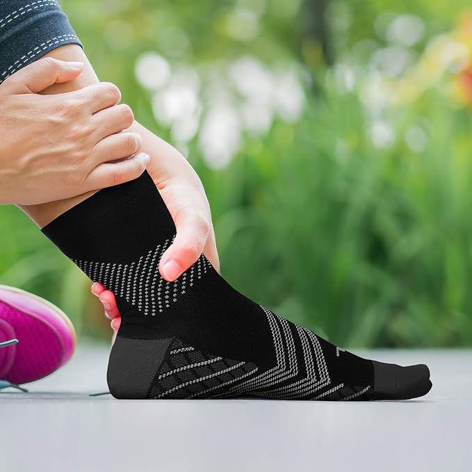 TechWare Pro Plantar Fasciitis Socks – Cushion Ankle Compression Socks Women & - Image 7