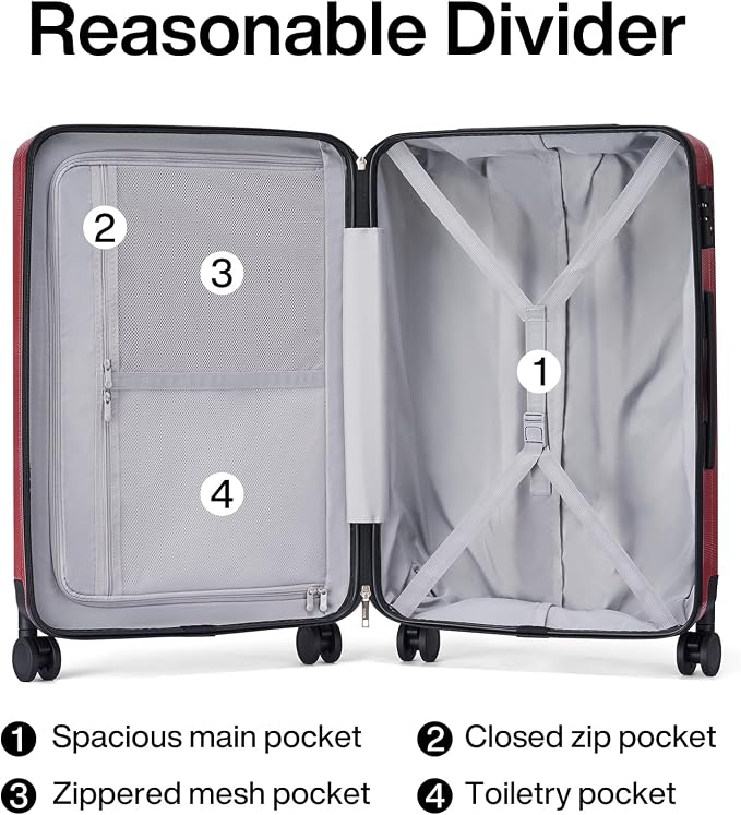 Hanke 29 Inch Luggage Suitcases - Image 5