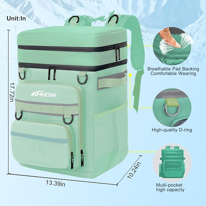 Backpack Cooler Insulated Leak Proof - Image 6