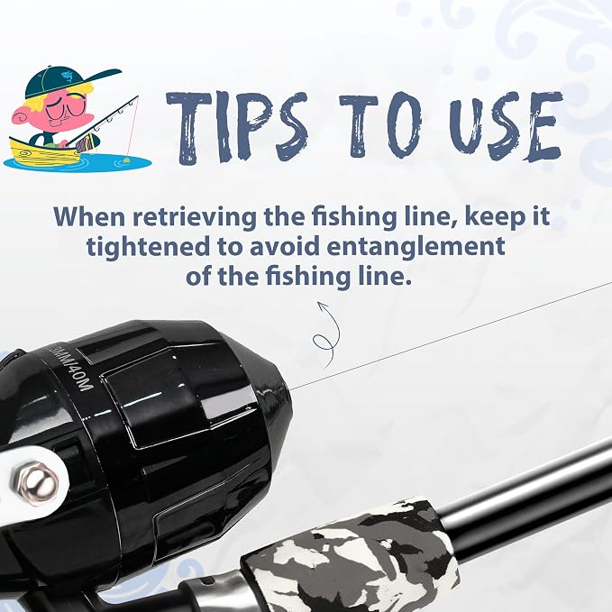 Kids Fishing Pole, Portable Telescopic Kids Fishing Poles - Image 6