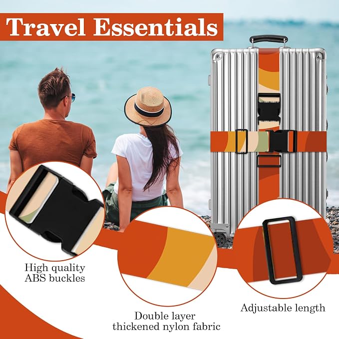 Luggage Straps for Suitcases TSA Approved, Luggage Identifiers for Suitcase - Image 3