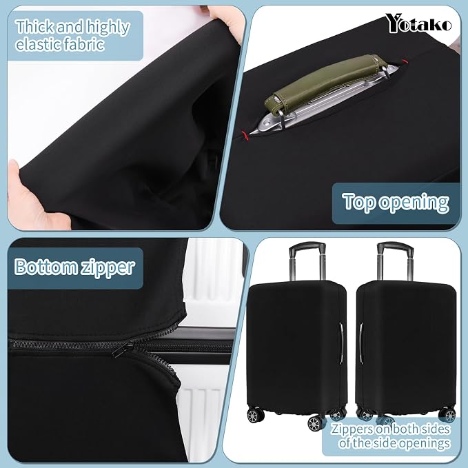 Yotako Luggage Cover, Thicker Luggage Protector Elastic Suitcase Cover Protector - Image 5