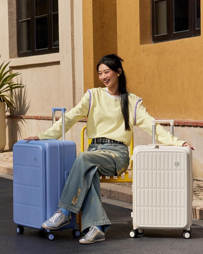 aji Expandable Top Open Luggage Sets 2 Piece - Image 2
