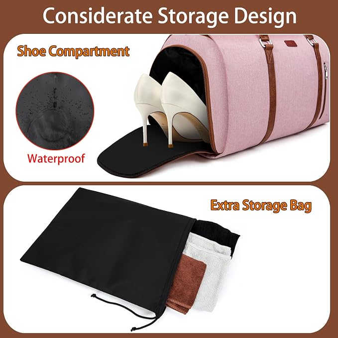 Convertible Garment Duffel Bag for Travel - Image 2