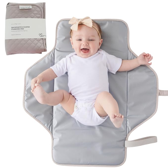 Lily Miles Baby Changing Pad Portable, Diaper Changing Mat by LilyMiles