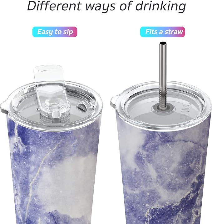 THILY Stainless Steel Vacuum Insulated Tumbler Travel Mug 26 oz Coffee Cup - Image 2
