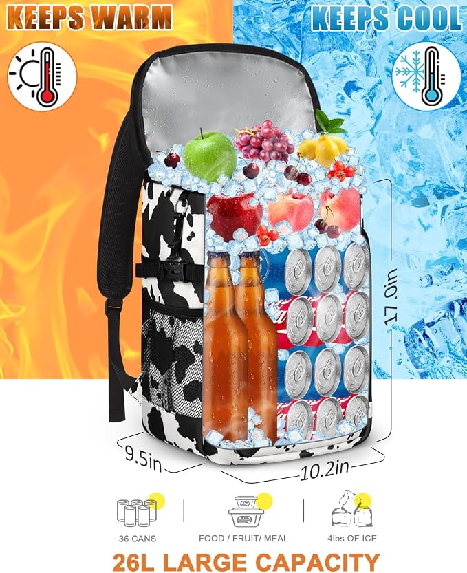 Capolo 36/45 Cans Cooler Backpack Insulated Waterproof - Image 6