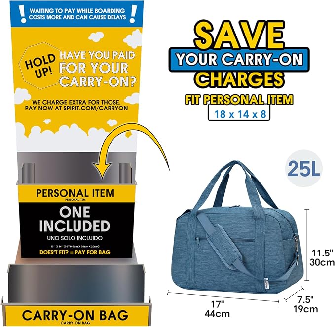 Narwey 18" Carry on Bag Underseat - Image 2