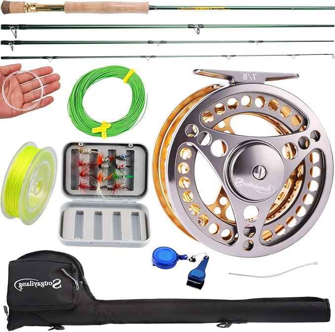 Sougayilang Fly Fishing Rod Reel Combos by Sougayilang