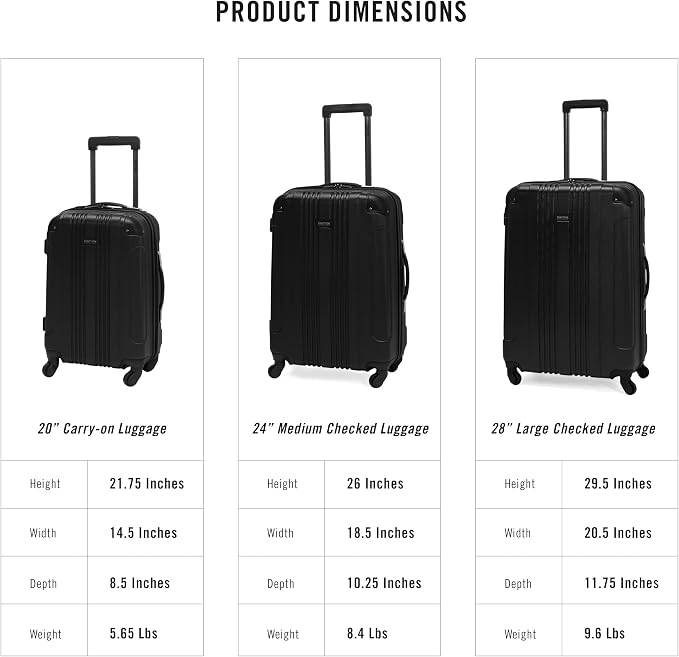 Kenneth Cole REACTION Out of Bounds Lightweight Hardshell 4-Wheel Spinner - Image 6