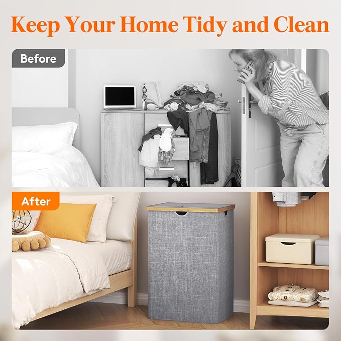 Lifewit 170L Triple Laundry Hamper - Image 9