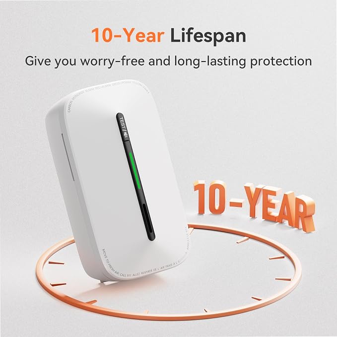 Jemay Plug in Carbon Monoxide Detector, Portable CO Detector - Image 2