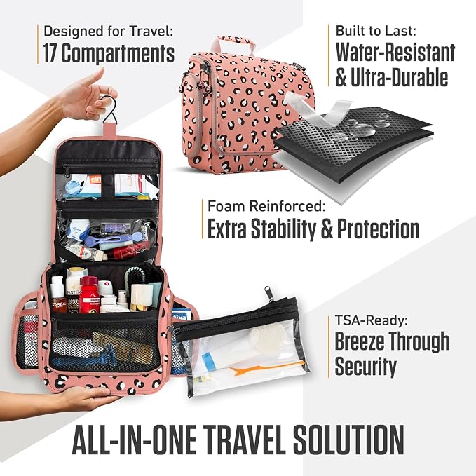 VENTURE 4TH Hanging Travel Toiletry Bag - Image 5