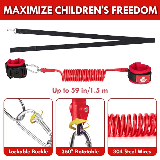Lehoo Castle Toddler Leash for 1-5 Years, Baby Safety Harness for Girls - Image 3