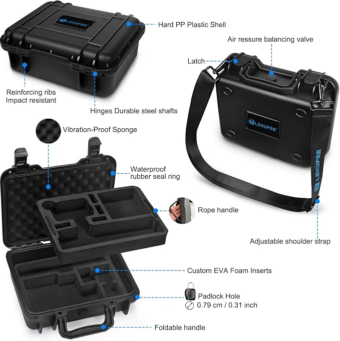 Lekufee Waterproof Hard Case Compatible - Image 3