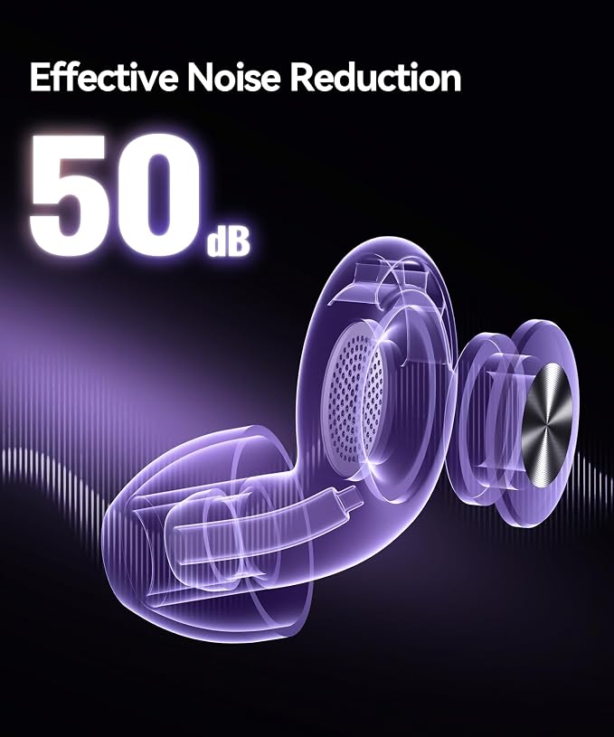 Ear Plugs for Sleeping Noise Cancelling 50dB Concert Earplugs for Noise - Image 2