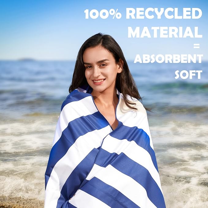 Your Choice Microfiber Quick Dry Sand-Free Beach Towel - Image 4