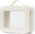 Popvibe Clear Makeup Bag Travel Cosmetic Case Transparent Toiletry Bag by POPVIBE