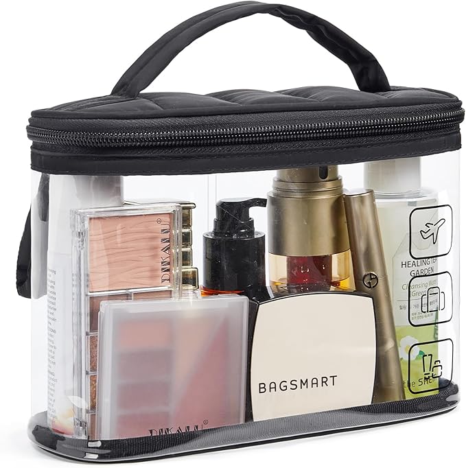 BAGSMART TSA Approved Toiletry Bag, Quart Size Travel Bag by BAGSMART